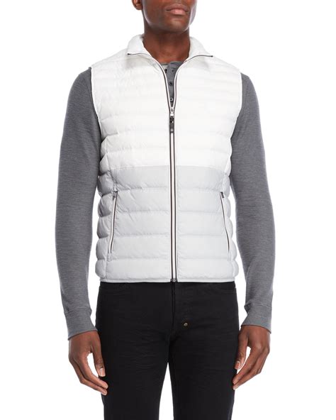 michael kors vest men's|Michael Kors quilted puffer vest.